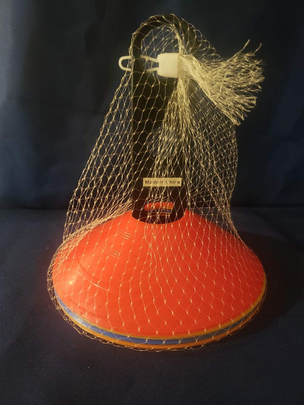 8 Pcs Disc Cones, Agility Soccer Cones With Carry Bag And Holder
